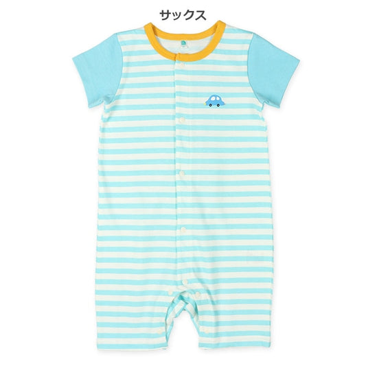 Stripe Short Sleeve Romper
