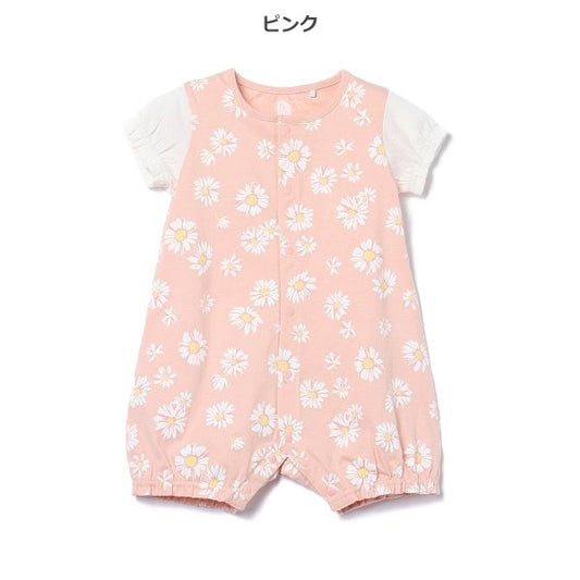 Floral Short Sleeve Romper