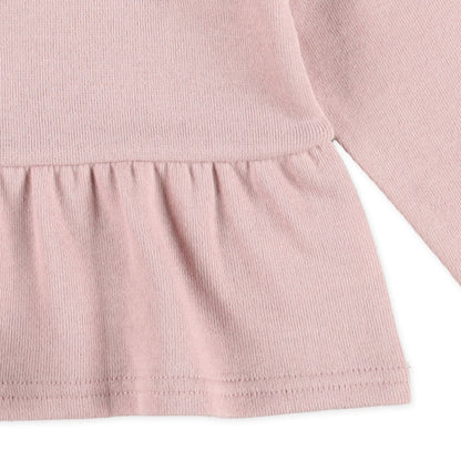 Shoulder and Hem Frills Sweatshirt (Winter, Spring, Autumn)