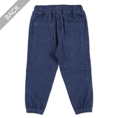 Side Stripe Denim Knit Pants (Winter, Spring, Autumn)