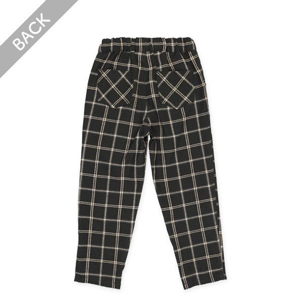 Checked Wide Pants (Winter, Spring, Autumn)