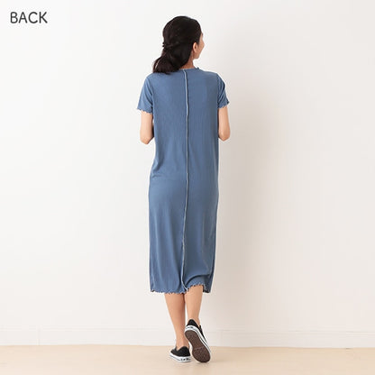 Short Sleeve Maternity One Piece