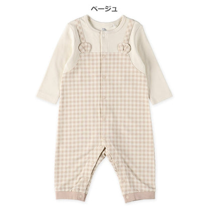 Checked Baby Overall Romper (Spring)