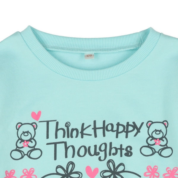 Polka Dot Side Panels  Sweatshirt (Winter, Spring, Autumn)