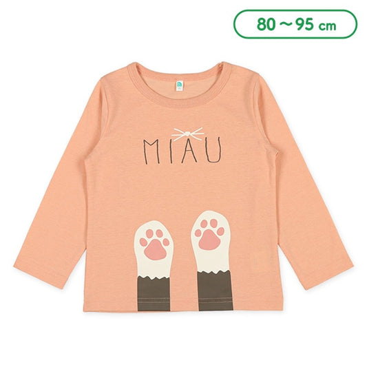 Puffy Cat Paw Print T-Shirt (Winter, Spring, Autumn)