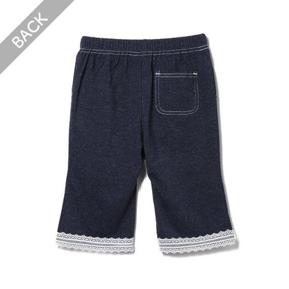 Denim Knit Shorts