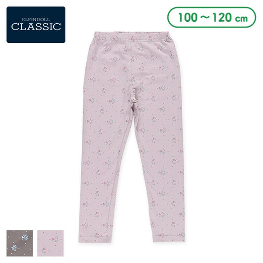 Flower and Polka Dot Print Leggings (Winter, Spring, Autumn)