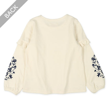 Sweatshirt with Sleeve Embroidery (Spring)