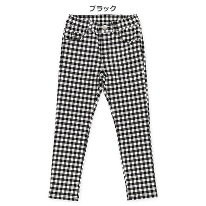 Twill Checked Pants (Winter, Spring, Autumn)