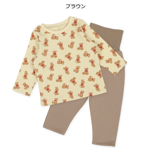 Brushed Lined Pajama Pants for Baby Girls