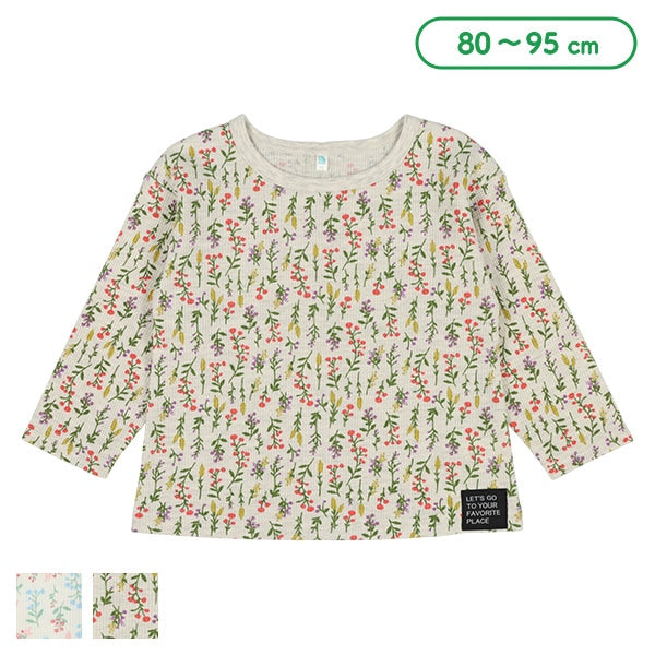 Floral Waffle T-Shirt (Winter, Spring, Autumn)