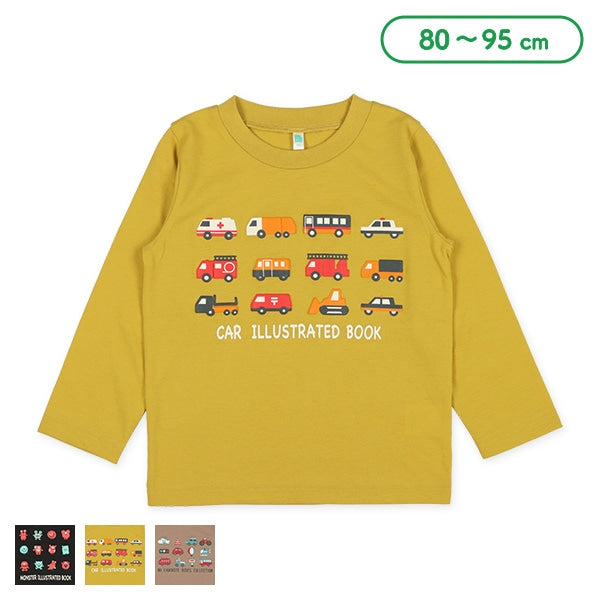 Puff Print Long Sleeve Shirt (Winter, Spring, Autumn)