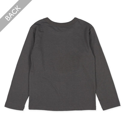 Distressed Logo Long Sleeve Shirt (Winter, Spring, Autumn)