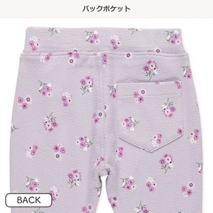 Flower Checked Stretch Pants (Winter, Spring, Autumn)