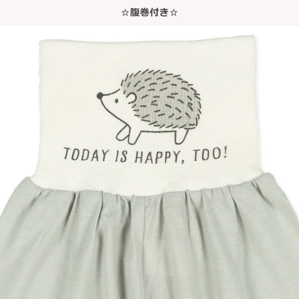 Hedgehog Short Sleeve High Waist T-shirt and Pants Set