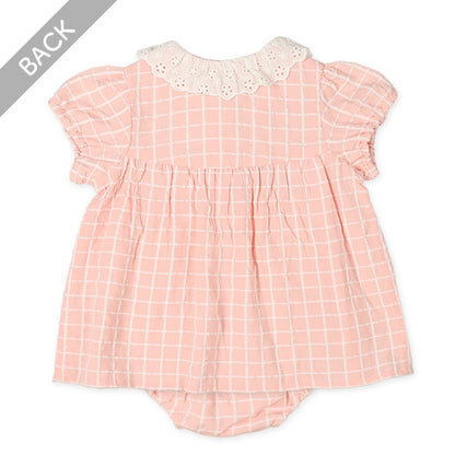Checkered Frill One Piece