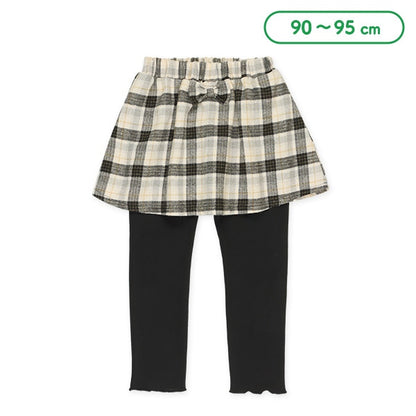 Check Skirt with Leggings (Winter, Spring, Autumn)