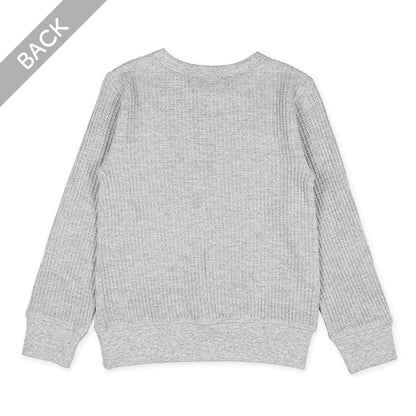 Plain Waffle Sweatshirt (Winter, Spring, Autumn)