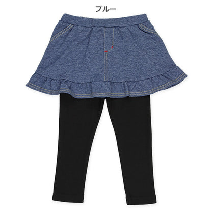 Denim Skirt with Leggings (Winter, Spring, Autumn)