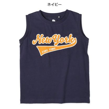 College Logo Sleeveless T-shirt