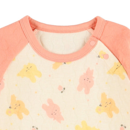 Knit Quilted Pajamas for Baby Girls (Winter)