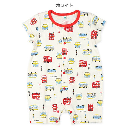 Car Short Sleeve Romper