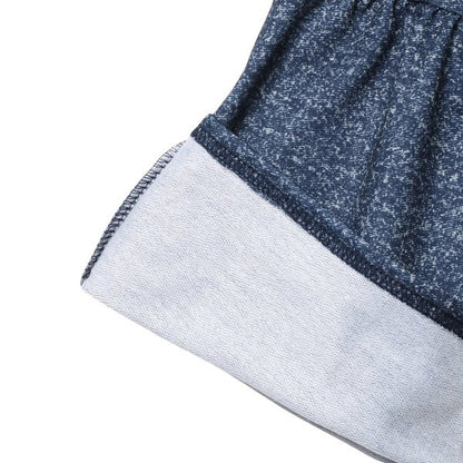 Denim Style Knit Culotte