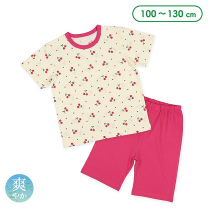 Cherry Short Sleeve T-shirt and Pants Set