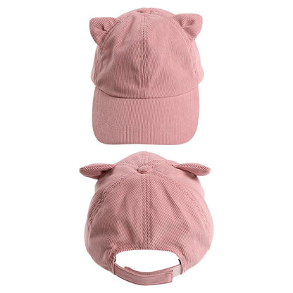 Low Cap with Cat Ears (Winter, Spring, Autumn)