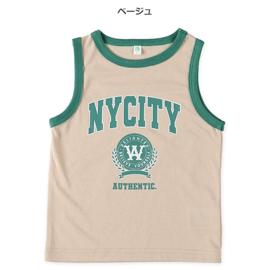 College Logo Sleeveless T-shirt