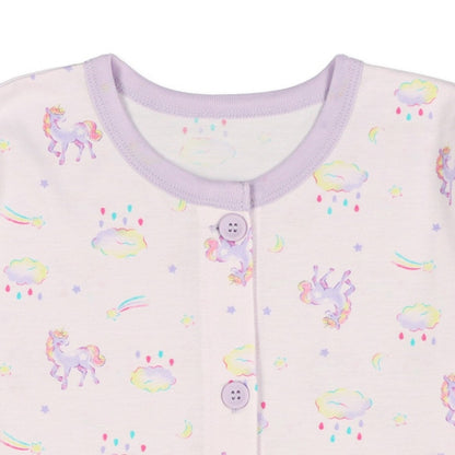 Unicorn Roll Up T-shirt and Pants Set