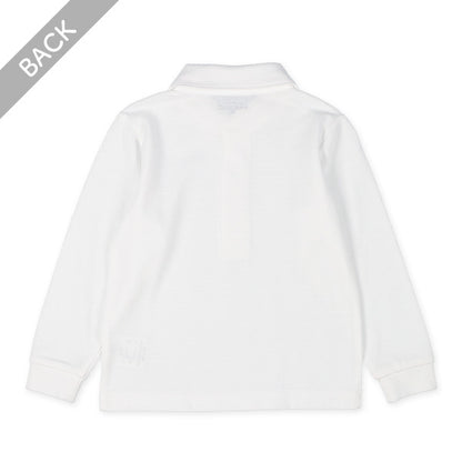 Long Sleeve Polo Shirt with Tie (Winter, Spring, Autumn)