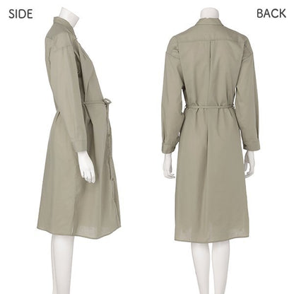 Nursing Broadcloth Shirt Dress  (Winter, Spring, Autumn)