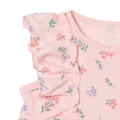 Floral Sleeveless Blouse and Shorts Set