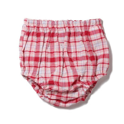 Checkered Short Sleeve Blouse and Shorts Set