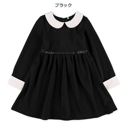 Formal Pleated Dress with collar (Winter, Spring, Autumn)