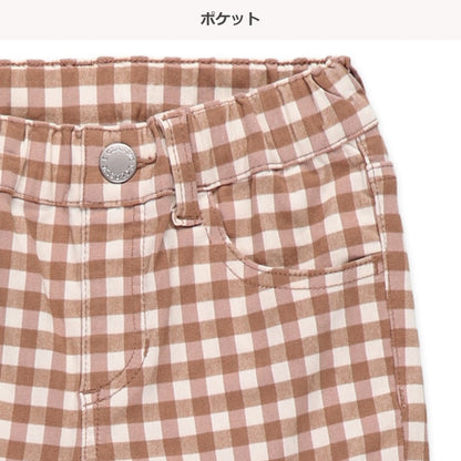 Twill Checked Pants (Winter, Spring, Autumn)