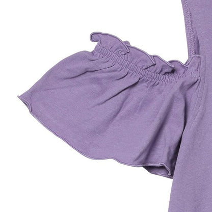 Off Shoulder Knit Sleeveless One Piece