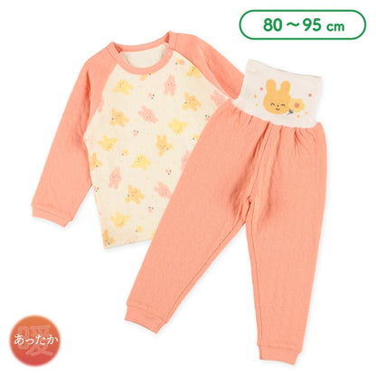 Knit Quilted Pajamas for Baby Girls (Winter)