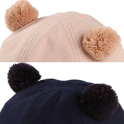 Soft Cap with Bear Ears  (Winter, Spring, Autumn)