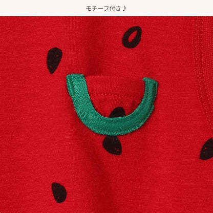 Watermelon Sleeveless Suit