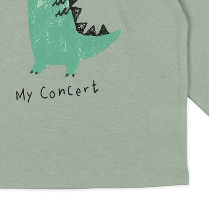 Trumpet Playing Alligator Long Sleeve Shirt (Winter, Spring, Autumn)