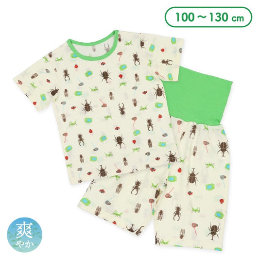 Insect Short Sleeve T-shirt and High Waist Pants Set