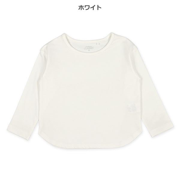 Plain Round Hem T-Shirt (Winter, Spring, Autumn)
