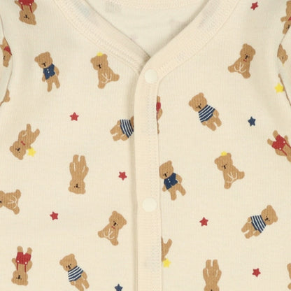 Thermal Rompers with Front Opening for Newborns