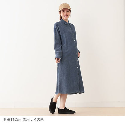 Relaxed-Fit Nursing Denim Pinafore (Winter, Spring, Autumn)