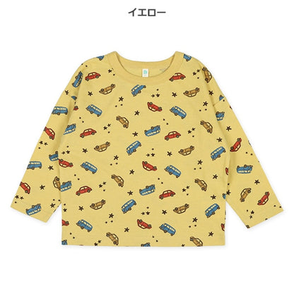Car Print Long Sleeve Shirt (Winter, Spring, Autumn)