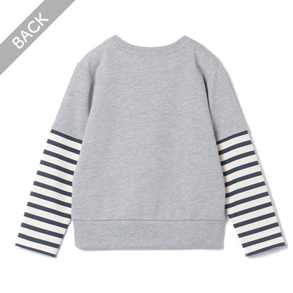 Layered Sleeve Sweatshirt (Winter, Spring, Autumn)