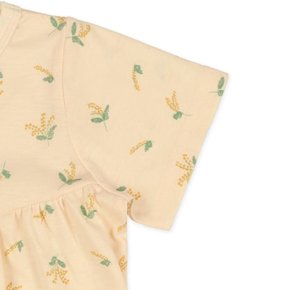 Short Sleeve T-shirt and High Waist Pants Set