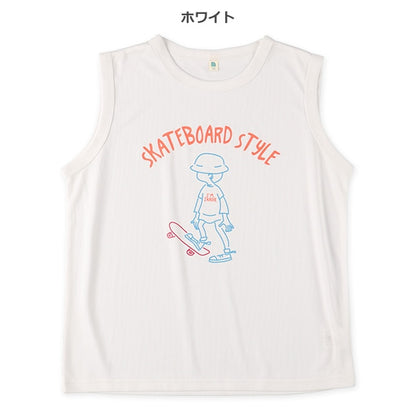 Skateboard Sleeveless T-shirt